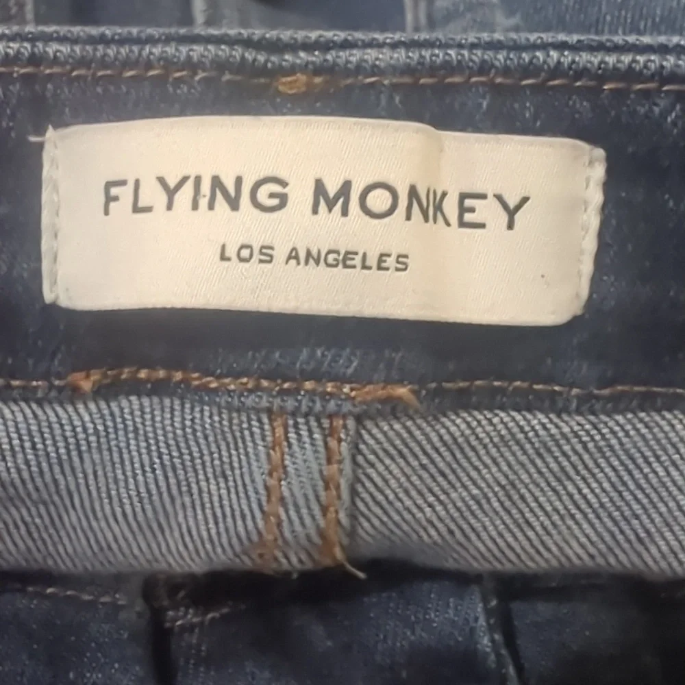 FLYING MONKEY Mid Rise Flare stretch destroyed jeans BY4668R The Buckle sz25x31L - Picture 14 of 15